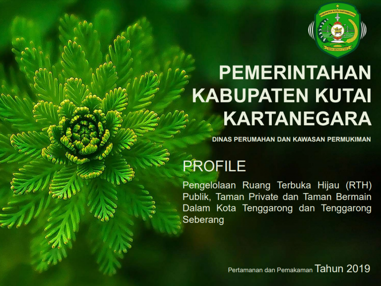 Cover Pertamanan dan Pemakaman Tahun 2019