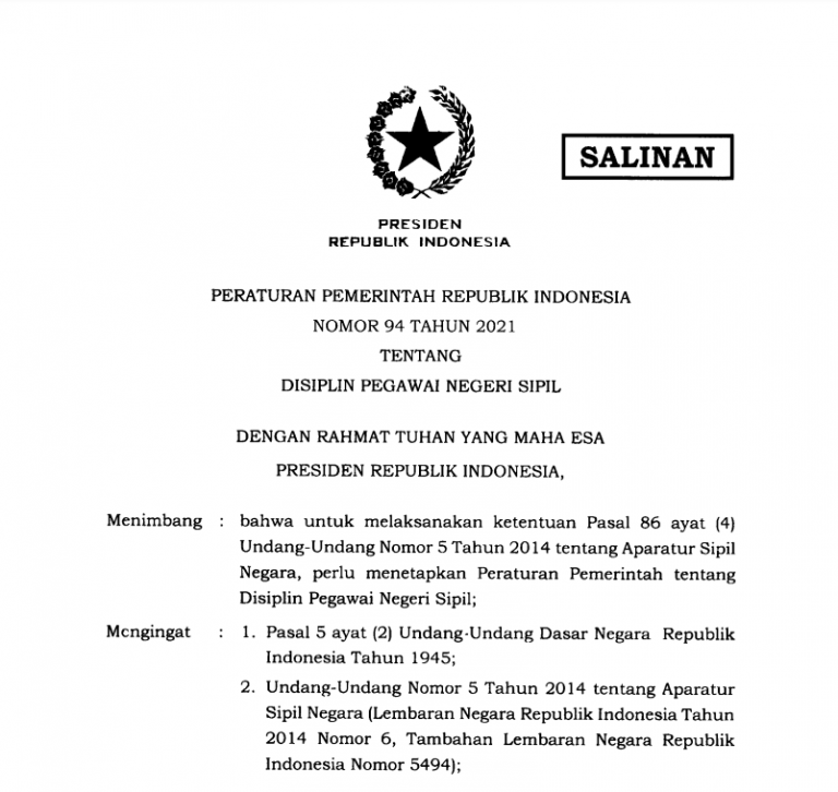 Cover Peraturan Pemerintah No